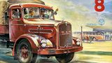 Der MAN F8 kam 1951 auf den Markt und war ein Haubenlenker Lkw