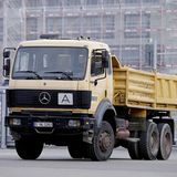 Der Mercedes SK 2635 K 6x4 als Dreiachskipper der Schweren Klasse SK