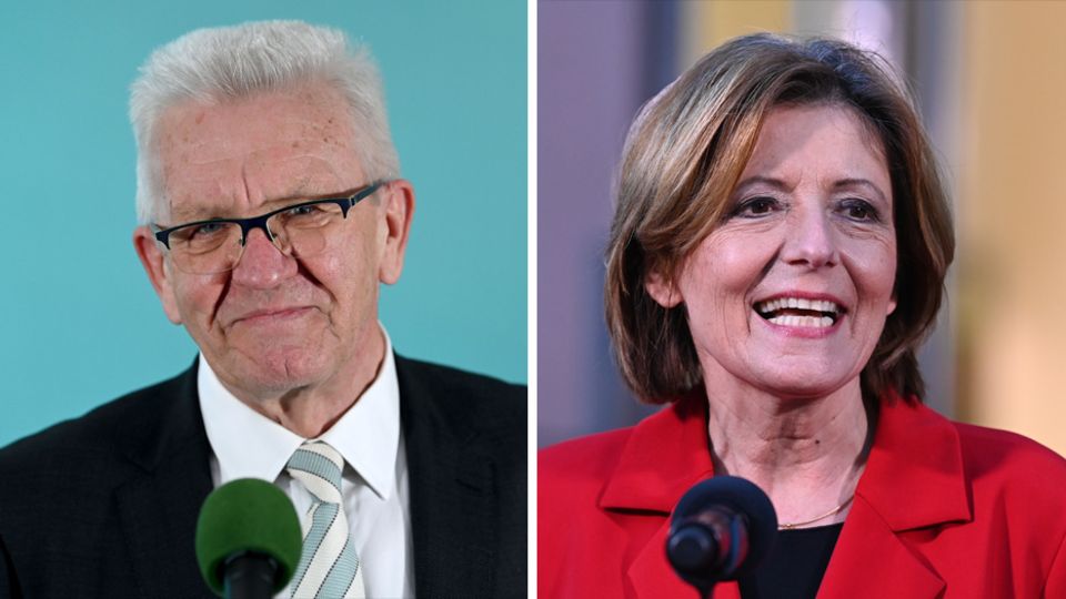 Winfried Kretschmann und Malu Dreyer