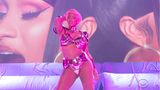 Rapperin Cardi B lieferte im Los Angeles Convention Center eine Performance ihres Superhits "WAP".