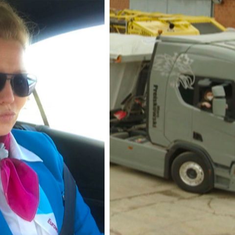 Kurzarbeitergeld oder Neuorientierung: Von der Stewardess zur LKW-Fahrerin – Wie diese Frau die Corona-Krise für einen neuen Anfang nutzt