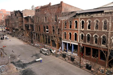 Bombenexplosion in Nashville im Dezember des vergangenen Jahres.