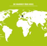 Der schwäbische Philosoph Georg Wilhelm Friedrich Hegel genießt zweifellos Weltruhm. Dabei sind seine Werke auch in seiner Heimat kaum verständlich, wie diese Grafik anschaulich zeigt: Deutschland ist das einzige Land, in dem Hegel in Originalsprache gelesen wird. Verstanden wird er, so suggeriert die Karte, nirgends. Ob das an seinem Weinkonsum liegt? Dieses Getränk, so erfahren wir in dem Buch, zählt der Denker zu den "wahren Stärkungsmitteln, die schon vor dem Abend genossen werden können." Seine Weinrechnungen sollen oft höher gewesen sein als die in der Buchhandlung.