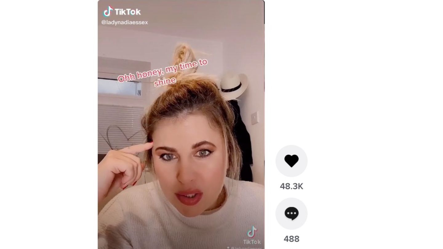 Nadia Essex beschreibt in ihrem TikTok, wie ihr Fitnesstracker ihren Freund verriet