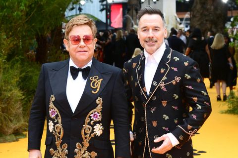 Musiker Elton John und Ehemann David Furnish