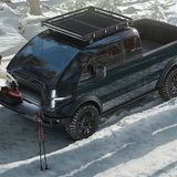 Bei einem Pick-up keine Selbstverständlichkeit: Der geschlossene Kofferraum.