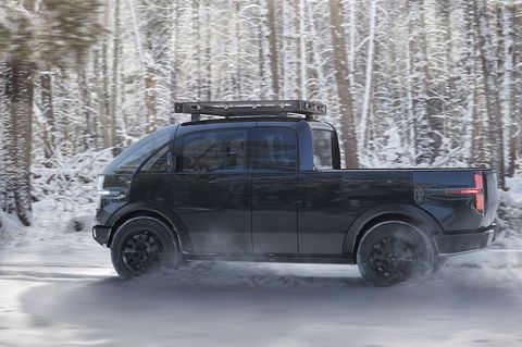 Der Wagen erinnert an der alten VW-Transporter.
