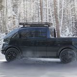 Der Wagen erinnert an der alten VW-Transporter.