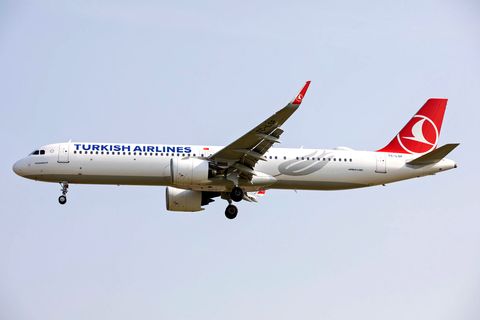 Ein Airbus vom Typ A321neo von Turkish Airlines