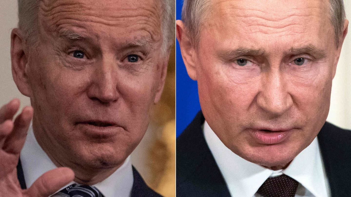 Präsidentenzoff: Joe Biden (l.) und Wladimir Putin