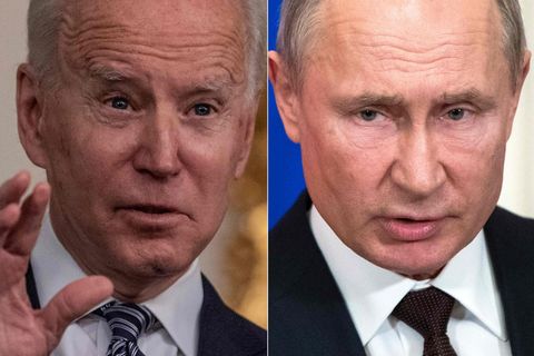 Präsidentenzoff: Joe Biden (l.) und Wladimir Putin