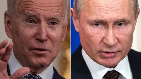 Präsidentenzoff: Joe Biden (l.) und Wladimir Putin