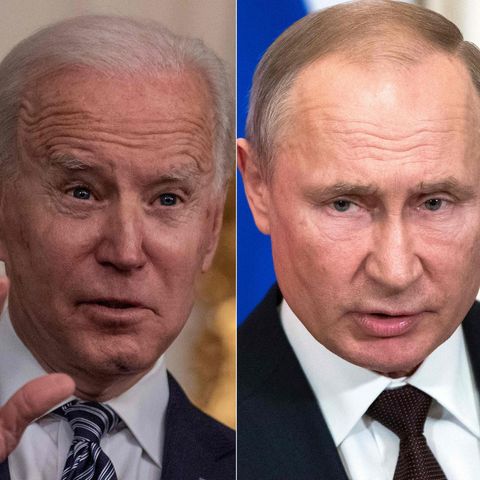 Präsidentenzoff: Joe Biden (l.) und Wladimir Putin