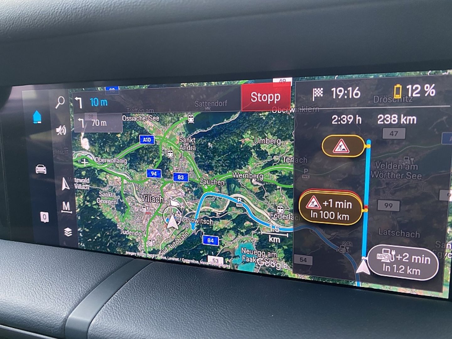 Porsche Taycan Roadtrip München - Zagreb 2021
