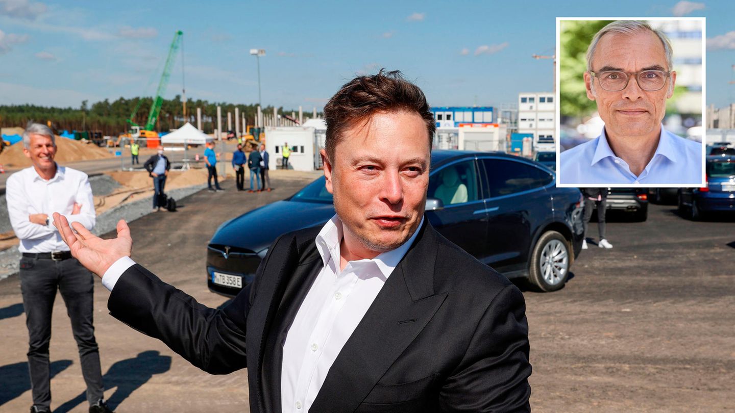 Musk Tesla Schmiechen