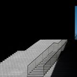 Kategorie: Architektur  Der Fotograf Klaus Lenzen aus Deutschland nennt sein surrealistsich wirkendes Bild "The Blue Window". Es zeigt eine Treppe des Hyatt Hotels in Düsseldorf.