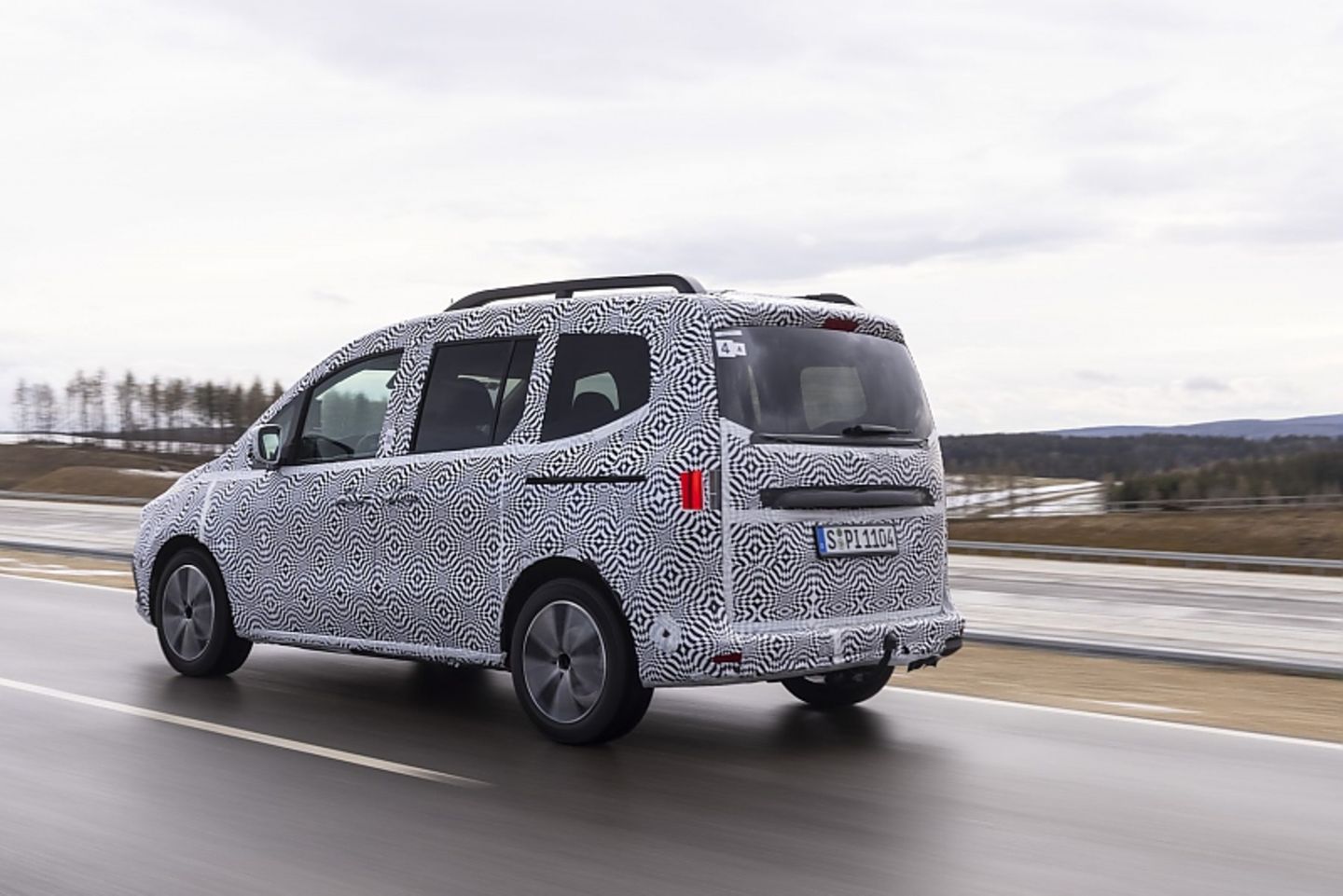 Die Erprobung des Mercedes Citan ist im vollen Gange