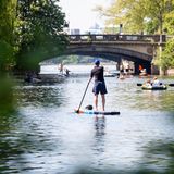 Stand-Up-Paddling auf den Kanälen und Alsterzuflüssen im Grünen