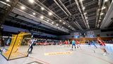 Heute finden die Heimspiele des HSVH fast ausschließlich in der Sporthalle Hamburg statt. In dieser Szene ein Spiel gegen den Handballverein aus Konstanz in der Saison 2020/21.