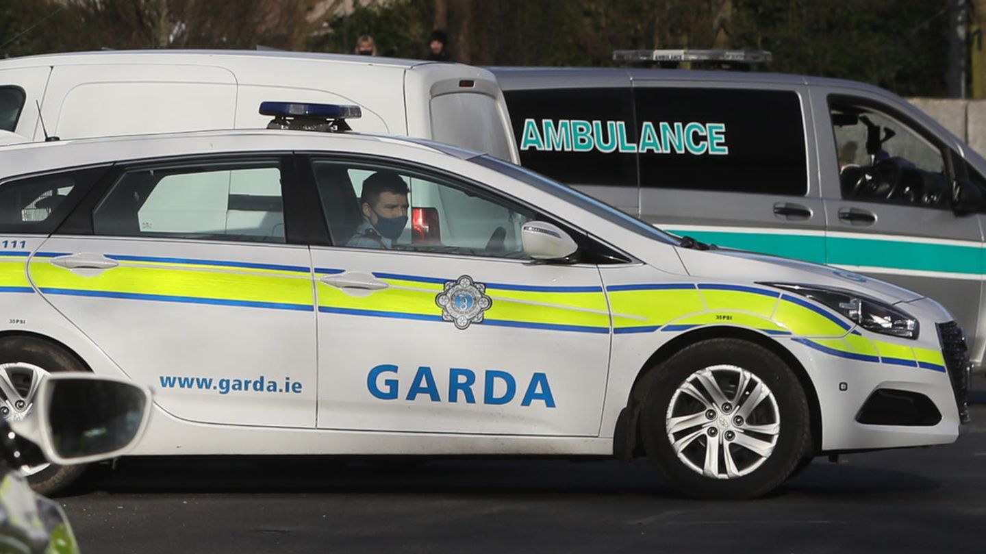 Ein irisches Polizeiauto im Einsatz