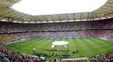 Das Volksparkstadion ist ein beliebter Austragungsort für Länderspiele. Bei der Heim-WM 2006 fanden hier fünf Spiele statt.