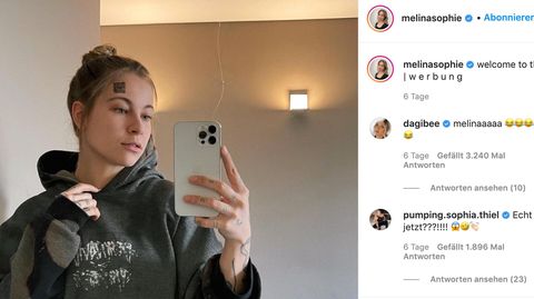 Melina Sophie: Influencerin tätowiert sich angeblich QR-Code auf die Stirn – das steckt dahinter