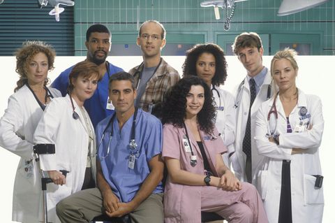 Die Darsteller der amerikanischen Fernsehserie "Emergency Room"