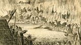 Im Dreißgjährigen Krieg fällt Altona an den König von Dänemark und wird bald zur zweitgrößten Stadt im dänischen Gesamtstaat. 1713 wird sie von schwedischen Truppen nahezu vollständig niedergebrannt. Nach dem Wiederaufbau beginnt jedoch der Aufschwung.