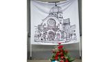 Die Bornplatzsynagoge auf dem Joseph-Carlebach-Platz wurde der Reichspogromnacht verwüstet und später abgerissen.