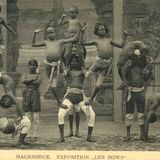 Wer um die Jahrhundertwende vom 19. ins 20. Jahrhundert in den Tierpark Hagenbeck ging, bekam anderes zu sehen als Elefantenbabies und rosa Flamingos. Sogenannte "Völkerschauen" waren zu der damaligen Zeit der letzte Schrei. Hier präsentieren indische Menschen ihre Akrobatikkünste