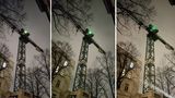 Das Oneplus 9 (links) kämpft bei schlechtem Licht noch etwas mehr mit Bildrauschen als das Oneplus 9 Pro (Mitte). Das iPhone 12 hat damit im voreingestellten Modus weniger Probleme - löst dafür aber deutlich länger aus
