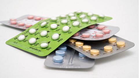 Verschiedene Packungen der Anti-Baby-Pille