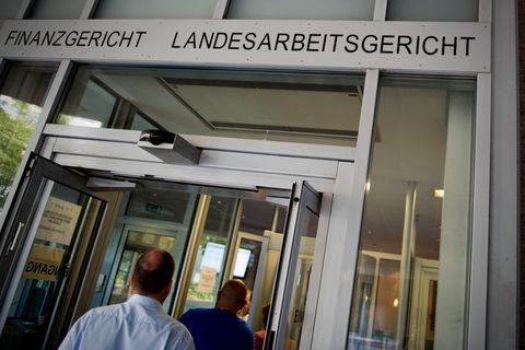 Das Landesarbeitsgericht in Düsseldorf, Nordrhein-Westfalen. 