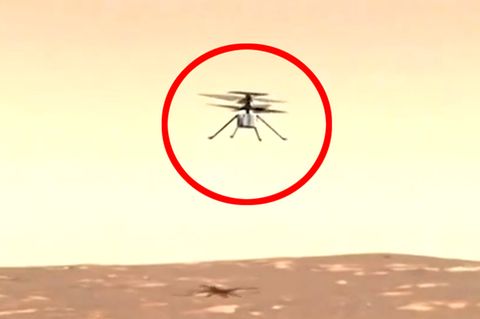 Nasa-Helikopter "Ingenuity" (Simulation)
