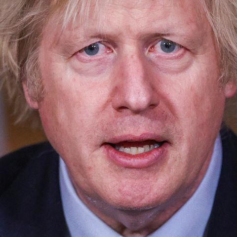 Der britische Premier Boris Johnson in der Nahaufnahme