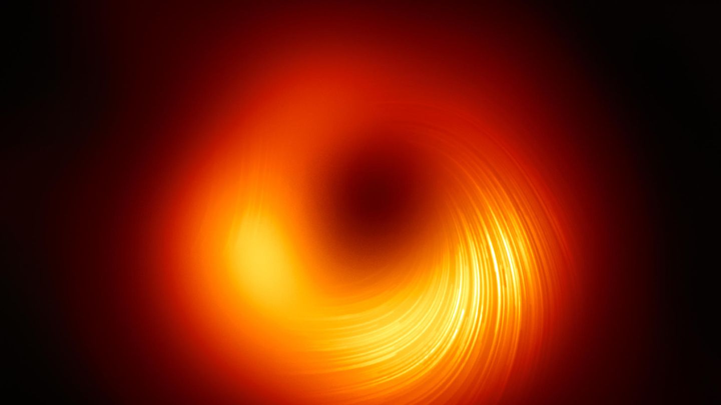 Das Schwarze Loch M87 mit seinen Magnetfeldern