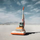 Schmoover - der Hoover-Staubsauger in der Wüste. Der Gag stammt aus Mel Brooks "Spaceballs".