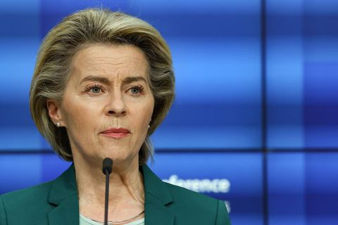 EU-Kommissionspräsidentin Ursula von der Leyen nach dem Gipfeltreffen