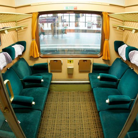 Deutsche Bahn: Abteil eines Eurocity-Waggons