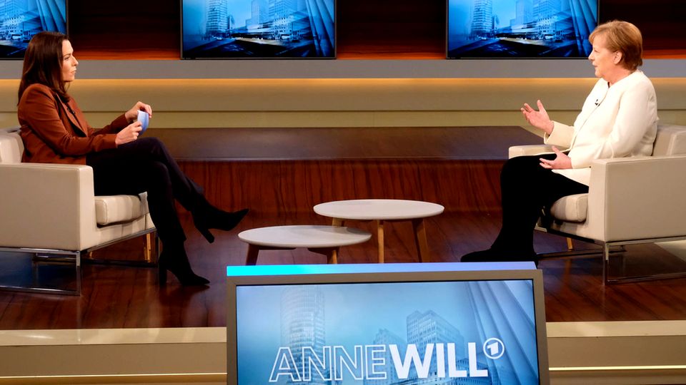 Angela Merkel bei Anne Will
