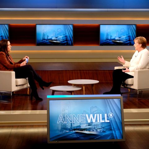 Angela Merkel bei Anne Will
