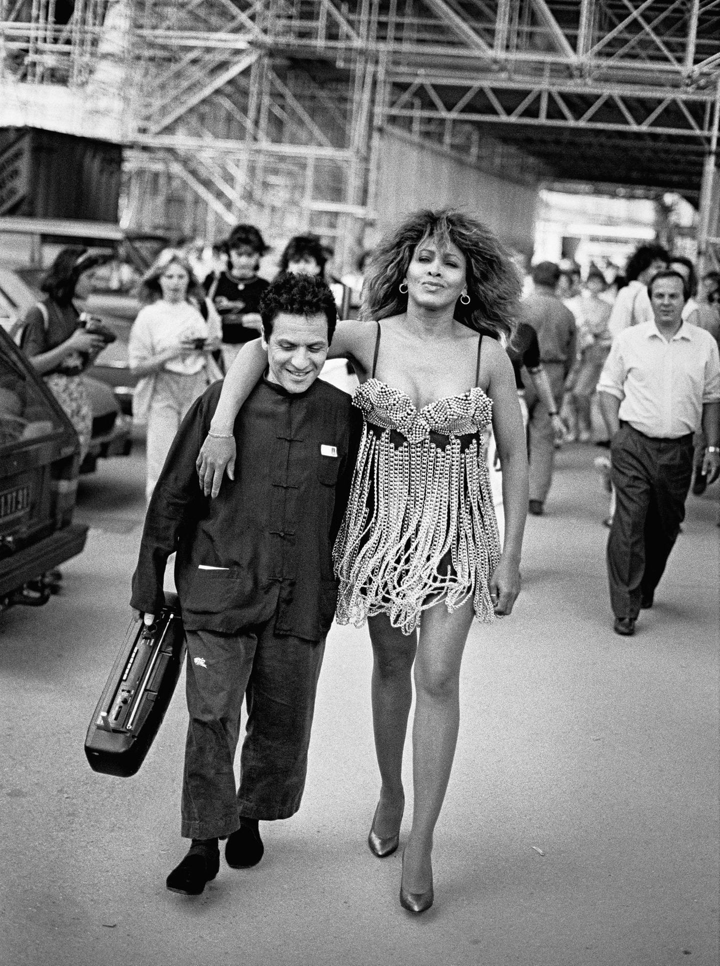 Azzedine Alaïa & Tina Turner, Paris, 1989