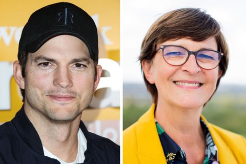 Ashton Kutcher, Saskia Esken