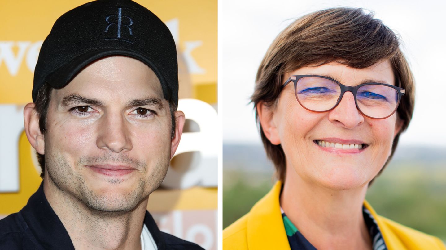 Ashton Kutcher, Saskia Esken