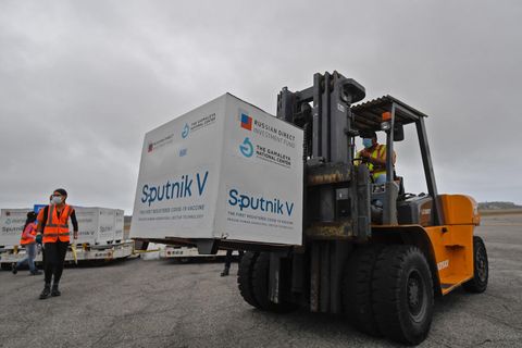 Sputnik V wird in die Welt geliefert