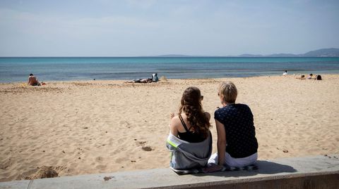 Mitten in der Vorsaison auf Mallorca: Nicht viel los auf der Platja de Palma