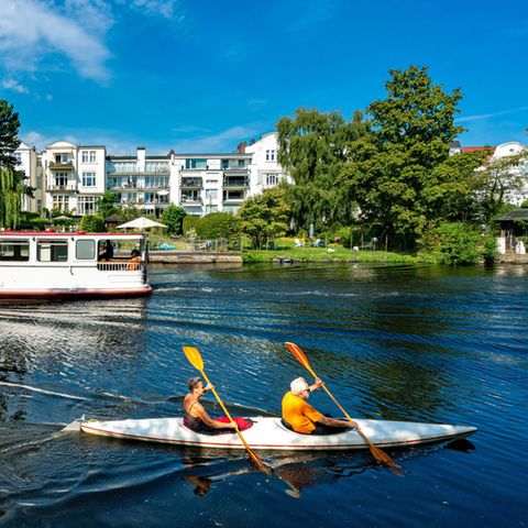 Auf der Alster und Kanälen