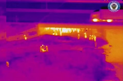 Coronavirus: Wärmebild deckt illegalen Rave in Birmingham auf – Teilnehmern droht Geldstrafe.
