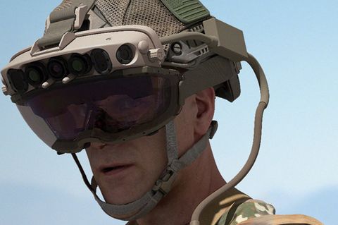 Hololens: Die für die US-Army angepasste Augmented-Reality-Brille Hololens soll einen Vorteil im Kampf liefern