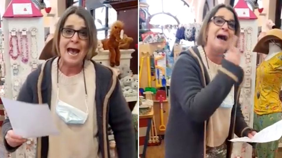 Wutrede In einem Wutanfall-Video lässt Cosimina Heilig, Inhaberin des Spielzeugladens „Schatztruhe“ in Speyer, ihren Corona-Frust raus.